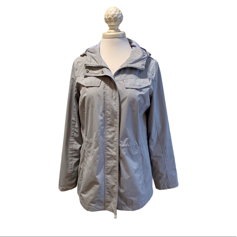 Light Gray Rain Coat